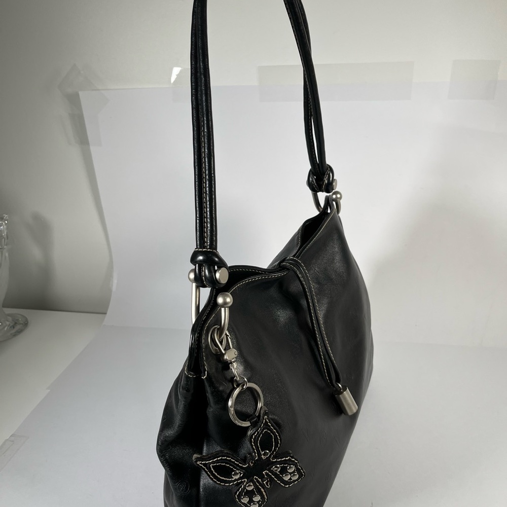 Vakko Genuine Leather Black Sholder Women Bag - Picture 6 of 15